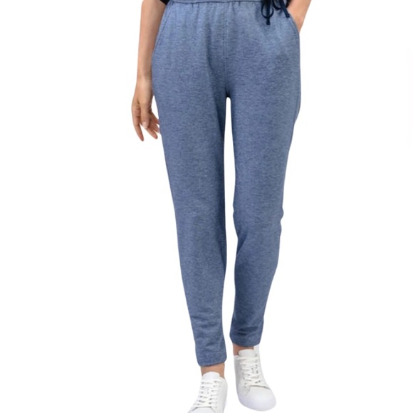 Ministry Of Supply Fusion Terry Jogger In Blue Heather - Picture 2 of 3